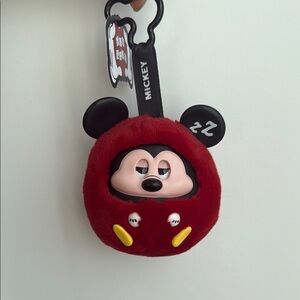 Disney Mickey Mouse Crash Vinyl Plush Keychain - Sleepy Mickey